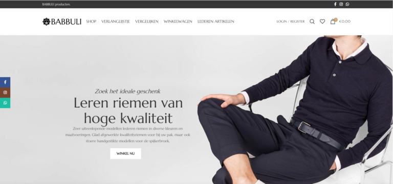 طراحی سایت فروشگاهی کیف و کفش هلند